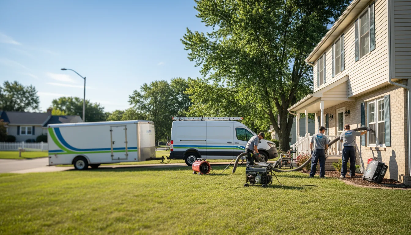 Flooded Basement Restoration And Cleanup With Repair in Ransomville, NY near me